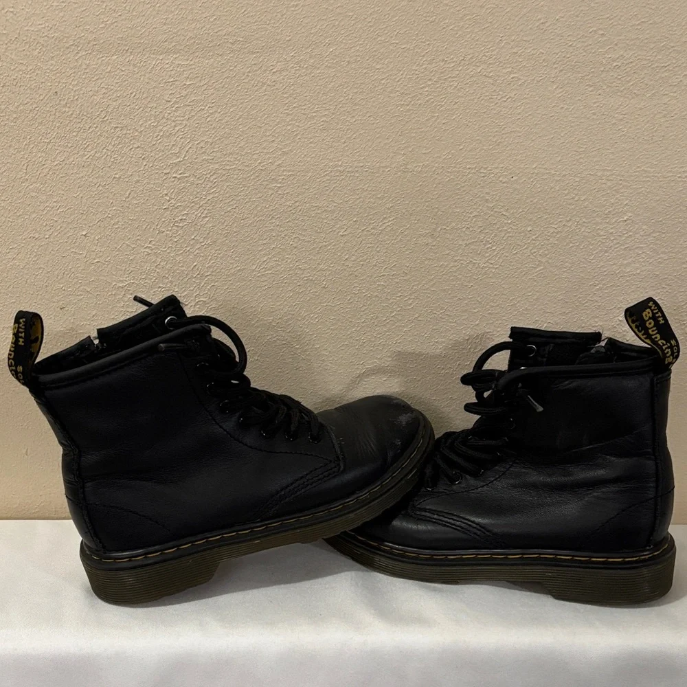Dr. Martens Black Kids Boots